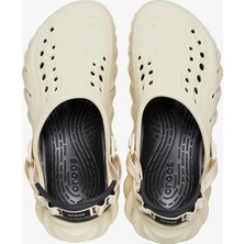 Crocs Echo.2yj Kadın Terlik Krem Renkli Düz Topuklu Konforlu Kullanım İçin Tasarlandı