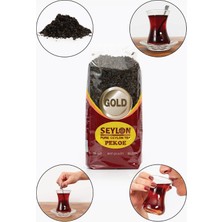 Seylon Çay 500 gr Seylon Pekoe Gold 100% Saf Ceylon Tea 1 Adet İthal Seylan Sri Lanka Kaçak Siyah Yaprak Çayı.