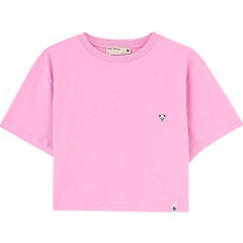 WWF Market Panda Crop T-Shirt Pembe