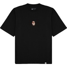 WWF Market Cin Baykuşu Light-Weight T-Shirt - Siyah