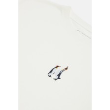 WWF Market Imparator Penguen Light-Weight T-Shirt - Ekru