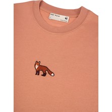 WWF Market Red Fox Oversize T-Shirt Kahverengi