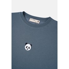 WWF Market Panda Regular T-Shirt Gri Melanj