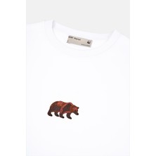 WWF Market Bozayı Premium T-Shirt - Beyaz