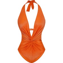 Bonesta Swimwear Radicans Düğümlü Turuncu Mayo
