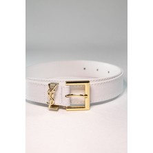 ZR Accessory Yazılı Tokalı Köprülü Kadın Kemer, Pantolon Kemeri, Ceket Kemeri, Elbise Kemeri, Gömlek Kemeri