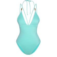 Bonesta Swimwear Crocata Mint V Yaka Üçgen Mayo