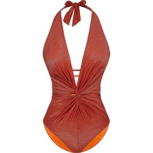 Bonesta Swimwear Radicans Düğümlü Bordo Mayo
