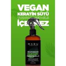 Maru Vegan Keratin Fön Sütü 250 Ml. Tuz, Sls İçermez