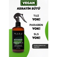 Maru Vegan Keratin Fön Sütü 250 Ml. Tuz, Sls İçermez