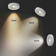 Ultras Pera Dekoratif Sıva Üstü Darkoo Lens 5w Beyaz Kasa 220v Mini Spot 3000k