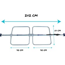 İTHAL Frigo Kasa (Dorse) Yük Tutucu Çiftli Kelebek Tipi Çelik (Şıtanga)