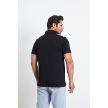 Black Project Erkek %100 Pamuk Serin Tutan Regular Fit Polo Yaka T-Shirt