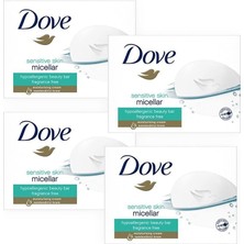 Dove Beauty Cream Bar Micellar Hassas Ciltler Için Nemlendirici Etkili 90 Gx4 + El Havlusu Ile Gönderilir
