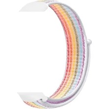 34center Xiaomi Mi Band 9 Uyumlu Hasırlı Kordon Kumaş Spor Cırt Cırt