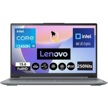 Lenovo Ideapad Slim  Intel Core I5 12450H 16GB Ddr5 512GB SSD Intel UHD Graphics 15.6" Fhd W11P Dizüstü Bilgisayar 83ER008KTR+SNERTECHÇANTA