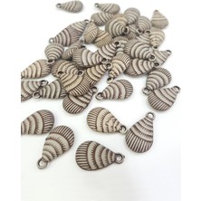 Plastik Kahveli Midye Deniz Kabuğu