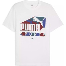 Puma 683207-02 Graphics Sports Tee Tişort Erkek T-Shirt