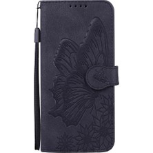 Bdt Shop IPhone 16 Için Flip Case Pro Max Manyetik Closu Cüzdan Büyük Kelebek Pu (Yurt Dışından)