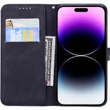 Bdt Shop IPhone 16 Için Flip Case Pro Max Manyetik Closu Cüzdan Büyük Kelebek Pu (Yurt Dışından)