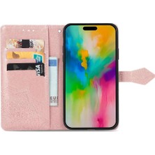 Bdt Shop IPhone 16 Için Flip Case Basit Iş Deri Kılıf Darbeye Çevir (Yurt Dışından)