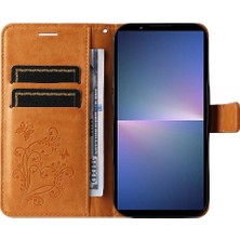 Bdt Shop Sony Xperia 10 Vi Flip Kickstand Manyetik Kapak Pu Deri Kılıf ile (Yurt Dışından)