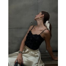 Madame Do You Rose Gül Detaylı Askılı Bluz