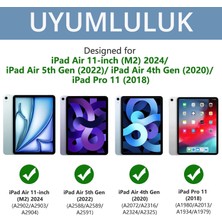 Novstrap Apple iPad Air 11 M2 / iPad Air 4/5/6 Nesil 10.9 Inç ile Uyumlu Bluetooth Klavyeli Kılıf