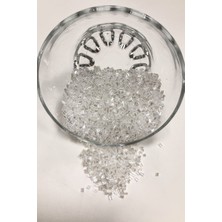 Beyaz Rengi Kesme Boncuk 50 gr
