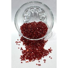 Koyu Kırmızı Kesme Boncuk 50 gr