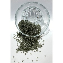 Koyu Gri Kesme Boncuk 50 gr