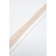 Krem Kristal Boncuk 4 Mm