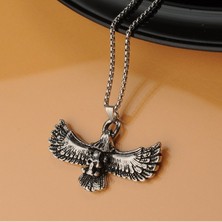 İdol Avm Kartallar Yüksek Uçar Erkek Kolye Çelik Takı Aksesuar K24 T5