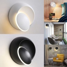 Full Reyon Elektrikle Çalışır, 2 Adet 6 Watt, Günışığı,  Yatakbaşı LED Aplik, Modern Gece Lambası, Şık Armatür