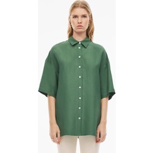 Perspective Happy Gömlek 0687 Koyu Yeşil