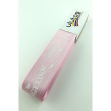 2.5 cm Hoşgeldin Bebeğim Baskılı Grogren Kurdele