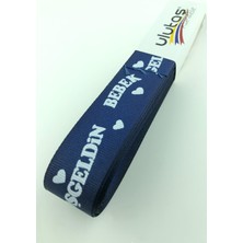 2.5 cm Hoşgeldin Bebeğim Baskılı Grogren Kurdele