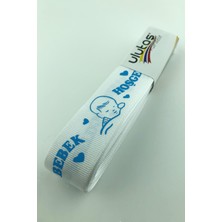 2.5 cm Hoşgeldin Bebeğim Baskılı Grogren Kurdele