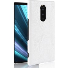 SZY Market Sony Xperia 1 Koruyucu Kapak Klasik Timsah Için Şık Klasik Kılıf (Yurt Dışından)