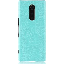 SZY Market Sony Xperia 1 Koruyucu Kapak Klasik Timsah Için Şık Klasik Kılıf (Yurt Dışından)