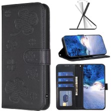 SZY Market Huawei Mate 60 Pro Yonca Çiçek Kart Yuvaları Tutucu Kickstand Için Flip Case (Yurt Dışından)