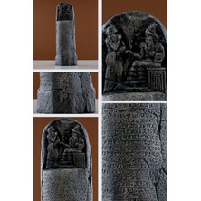 Arkeo Art Design Hammurabi Kanunları Tableti - Antik Mezopotamya Hukuk Anıtı, 26 Cm