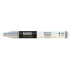 Liquitex Professional Akrilik Markör Ince Uç 2mm Neutral Gray 7 7599