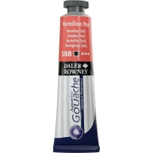 Daler Rowney Aquafine Guaj Boya Tüp 15ML 588 Vermilion Hue