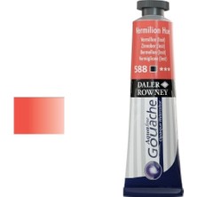 Daler Rowney Aquafine Guaj Boya Tüp 15ML 588 Vermilion Hue