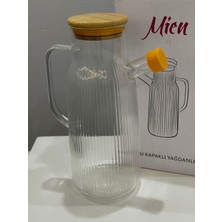 Ekinci Home Mien Bambu Kapaklı Yağdanlık 1 Litre MIEN-780