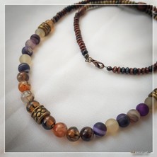 Z Jewelry Art Dranga - El Yapımı Etnik Otantik Bohem Kadın Erkek Unisex Kolye