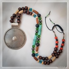 Z Jewelry Art Gonga - Etnik Otantik Bohem Kolye