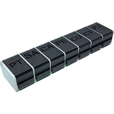 Acbox  Haftalık Günlük Ilaç Saklama Kutusu-7 Days Pill Container
