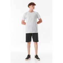 FullaModa Baskılı Beli Bağcıklı Şort